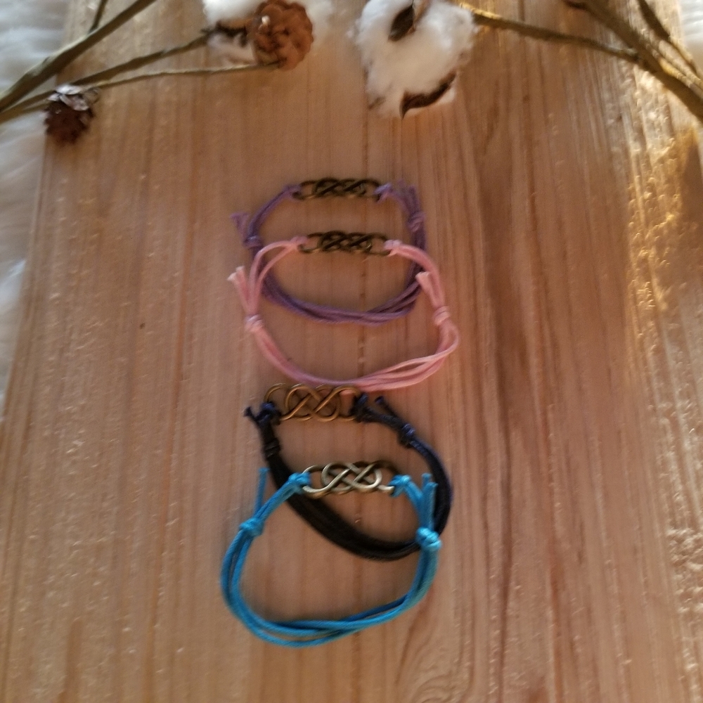 Very Cute Set of 3 friendship Infinity bracelets